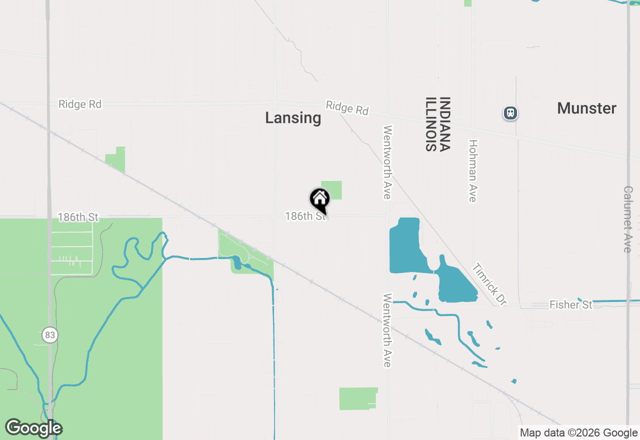 Map of 3333 186th Street, Lansing, IL 60438