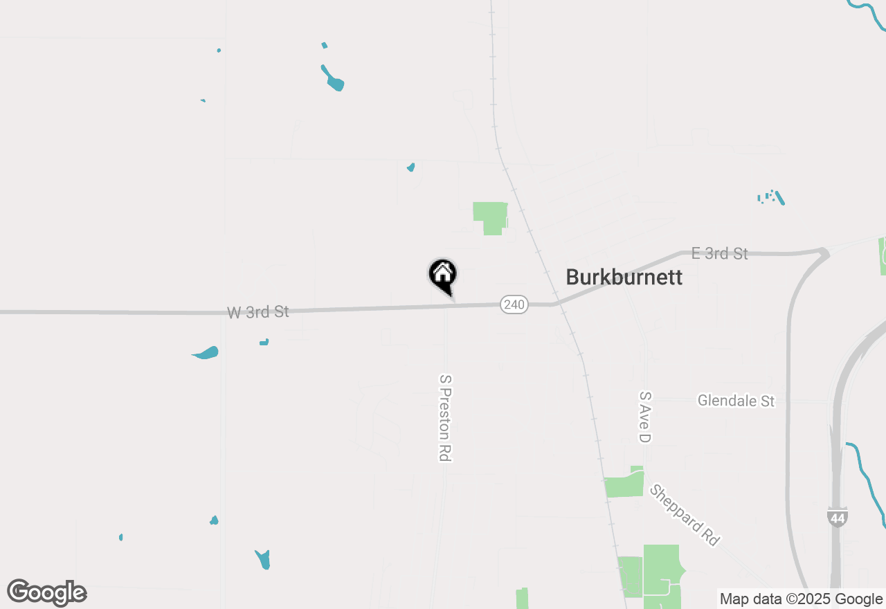 Map of 446 W 3rd Street, Burkburnett, TX 76354