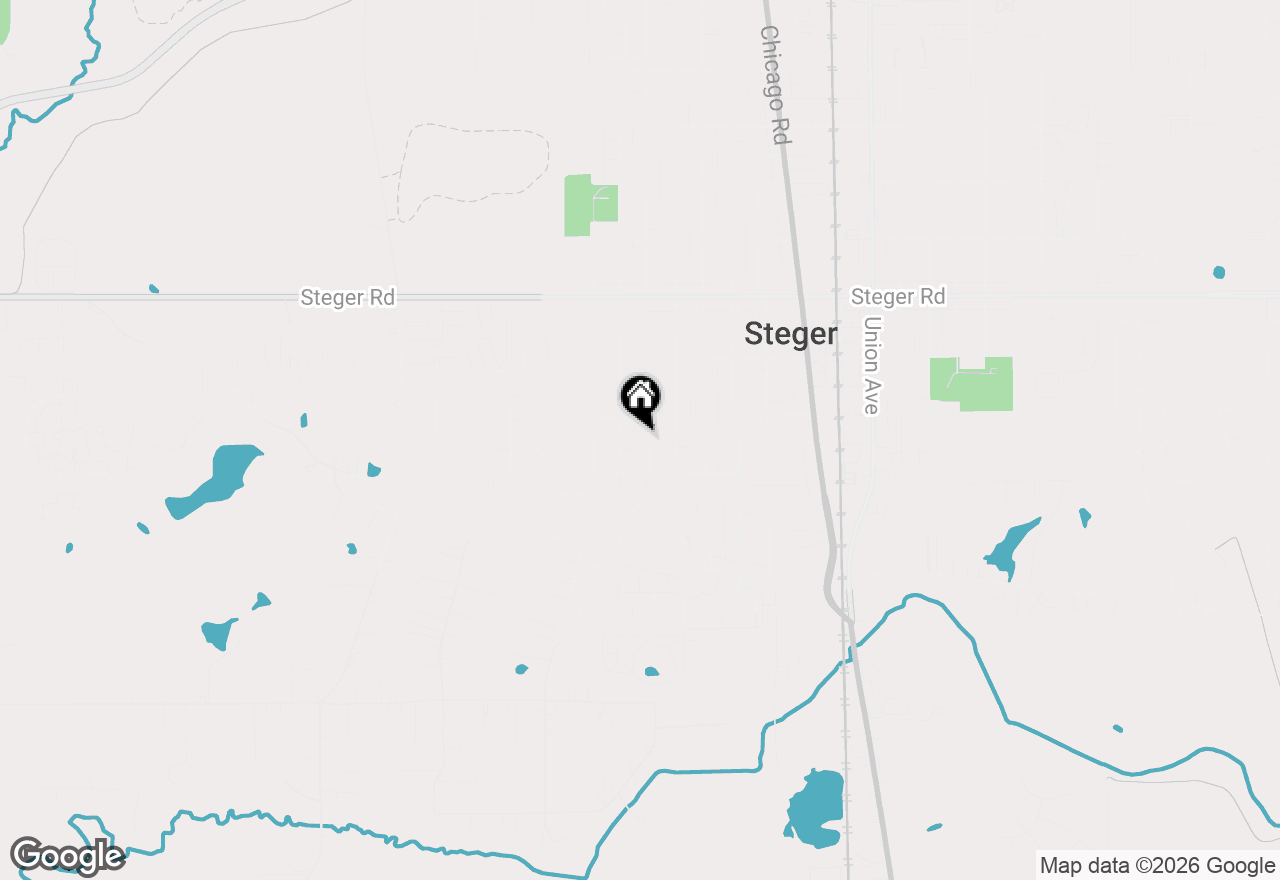 Map of (Address confidential), Steger, Illinois 60475