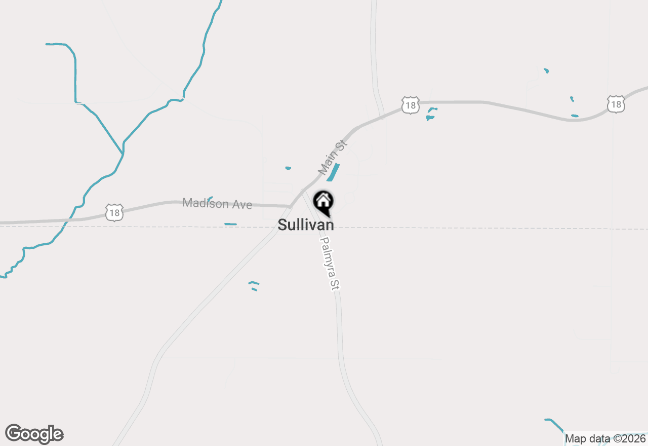 Map of 729 Palmyra St, Sullivan, WI 53178