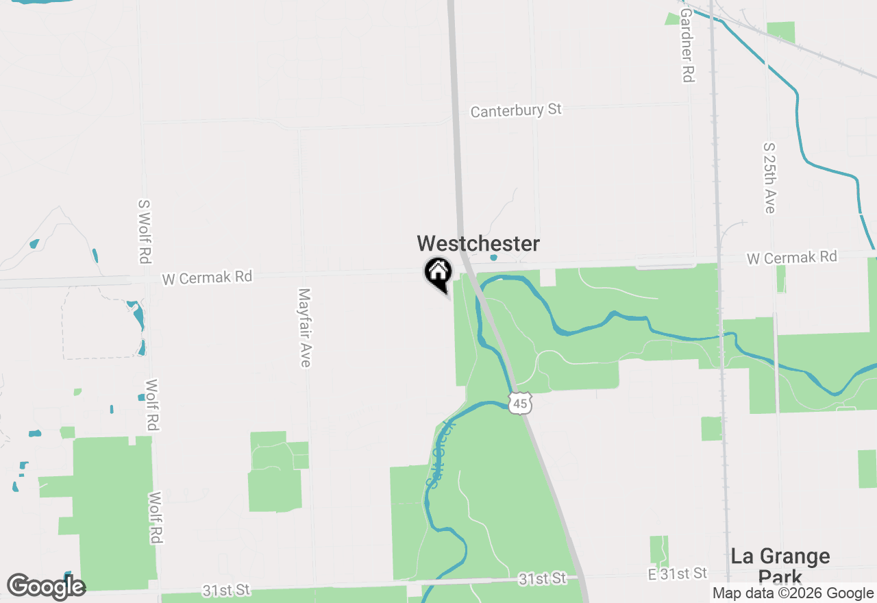 Map of 2250 Belleview Avenue, Westchester, IL 60154