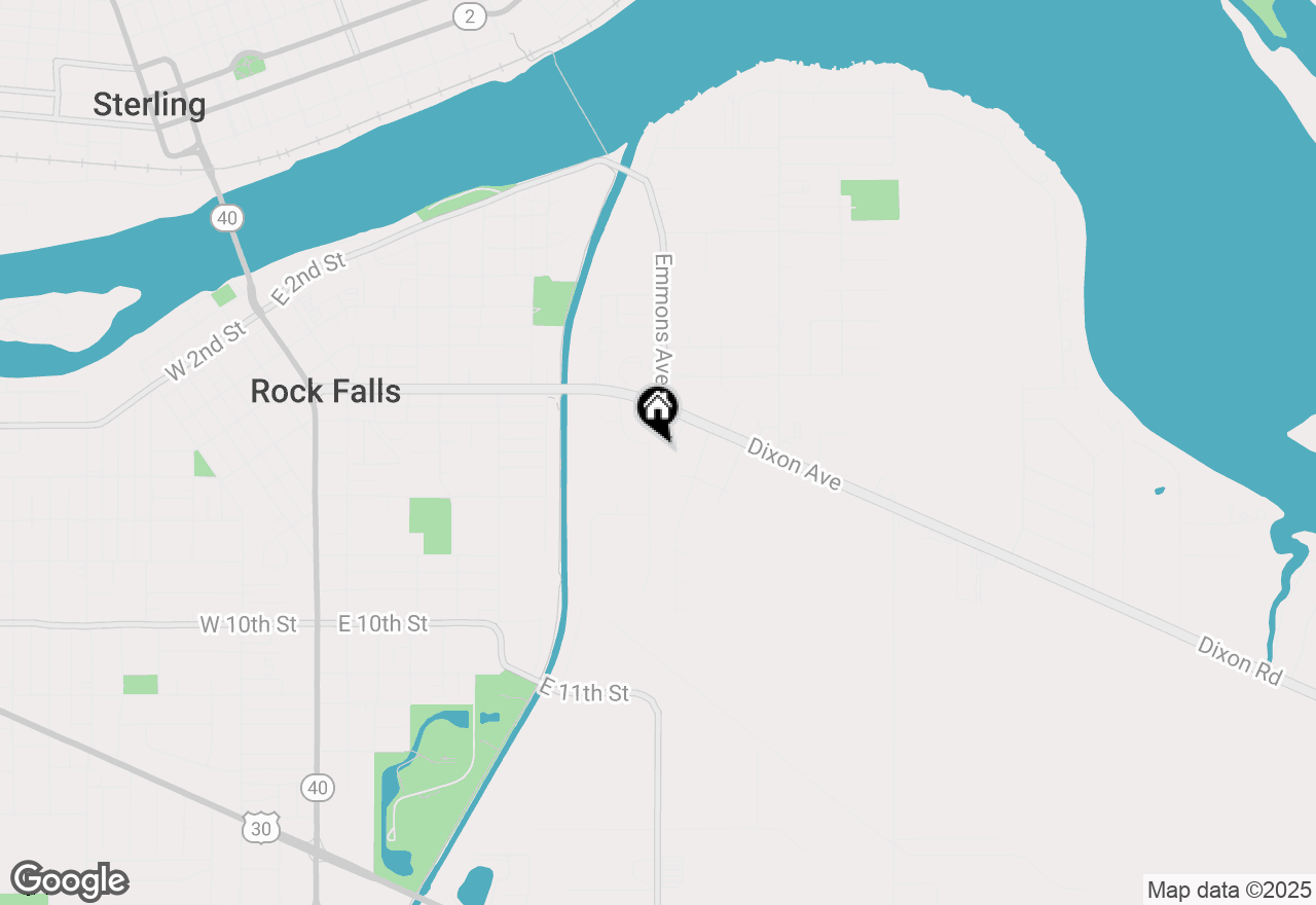 Map of 611 Marsha Lane, Rock Falls, IL 61071