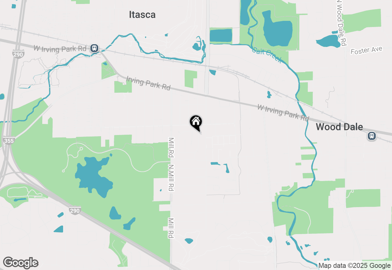 Map of 280 Robin Lane, Wood Dale, IL 60191