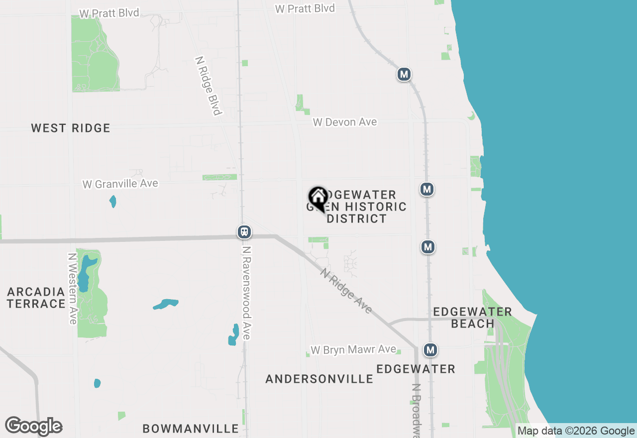 Map of 1518 W Norwood Street, Chicago, IL 60660