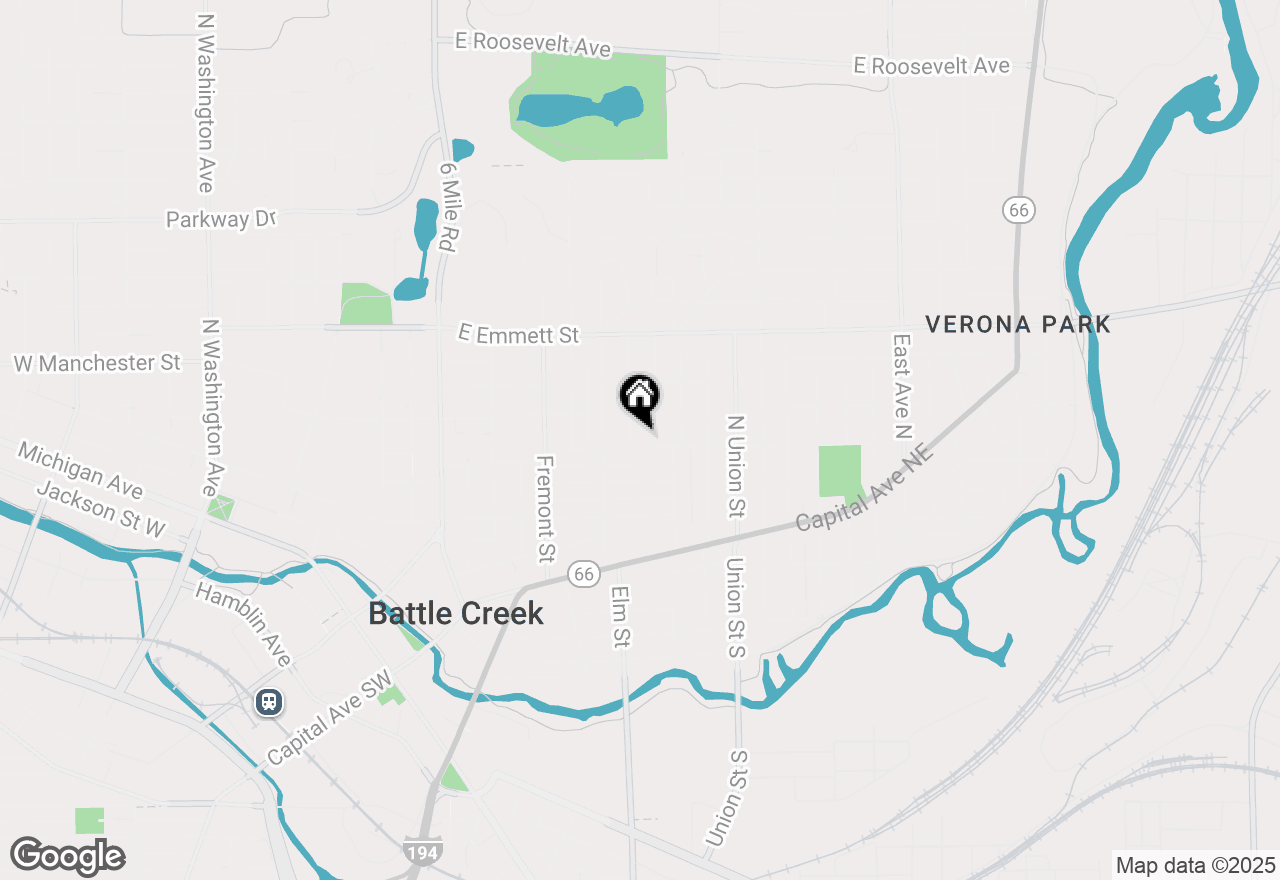 Map of 87 Sherman Road, Battle Creek, MI 49017