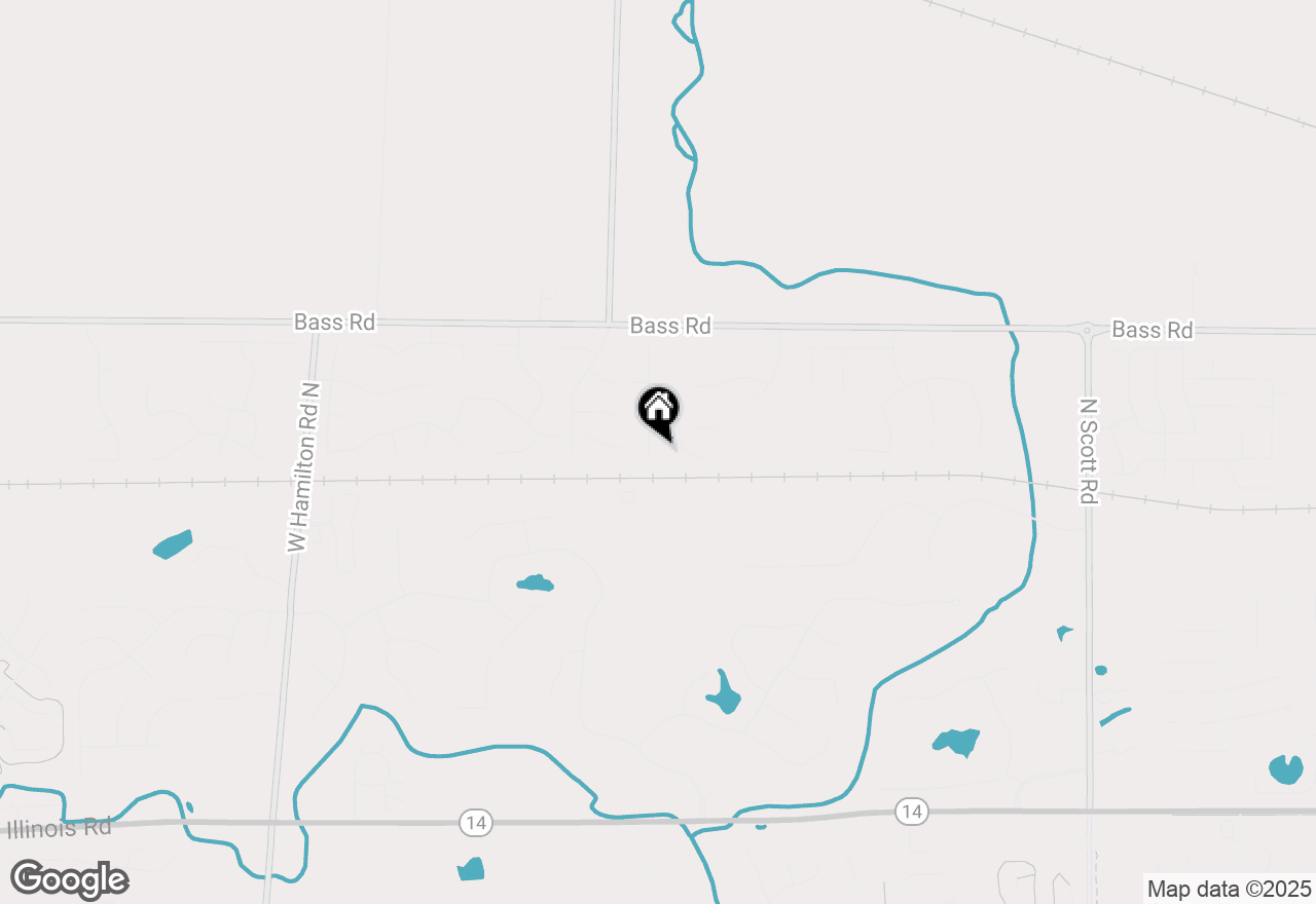 Map of 1032 Stuckey Pointe Pass, Fort Wayne, IN 46818