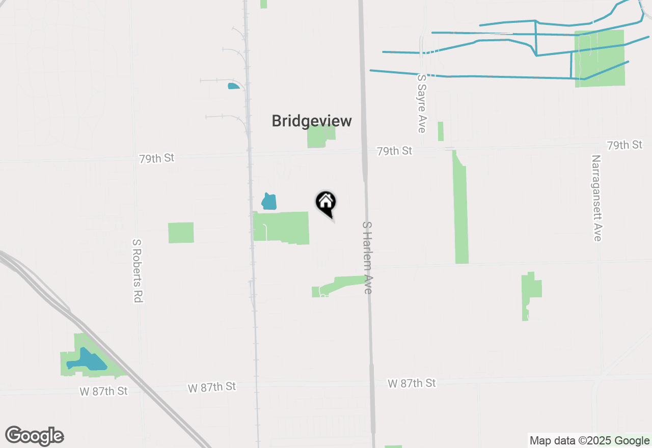 Map of 8121 Odell Avenue, Bridgeview, IL 60455