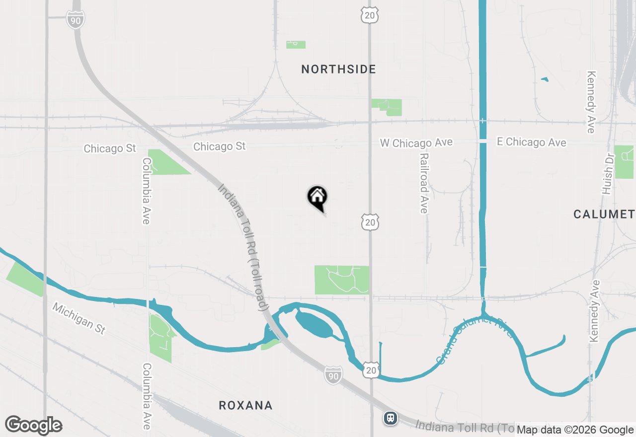 Map of 4916 Northcote Avenue, East Chicago, IN 46312