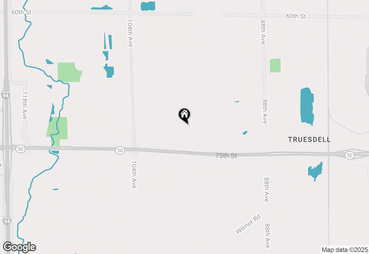 Map of 7115 97th Ave, Kenosha, WI 53142