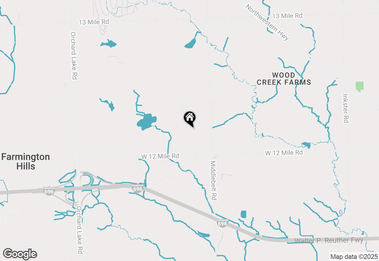 Map of 29573 Sylvan Lane #17, Farmington Hills, MI 48334