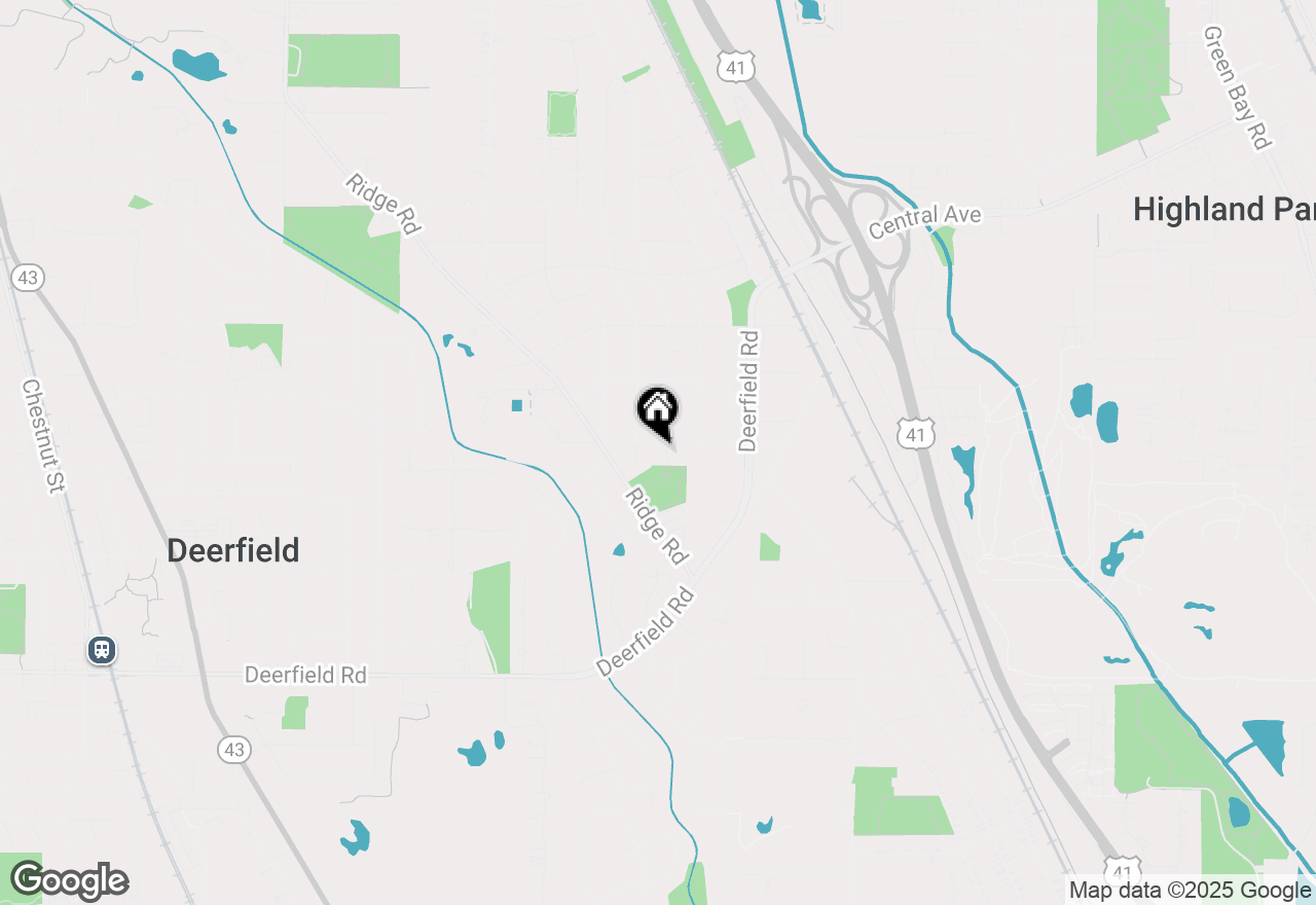 Map of 1180 Cavell Avenue, Highland Park, IL 60035