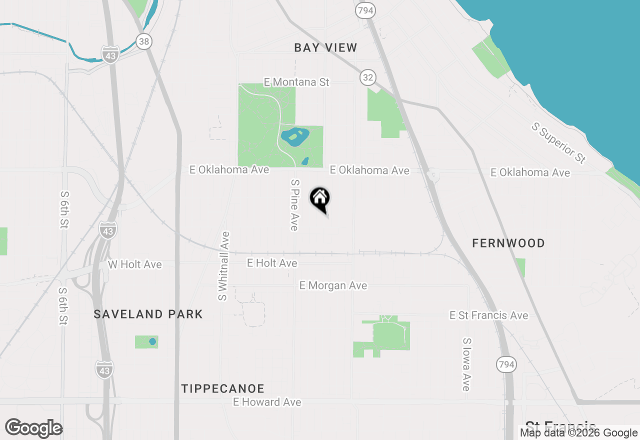 Map of 3261 S Logan Ave, Milwaukee, WI 53207