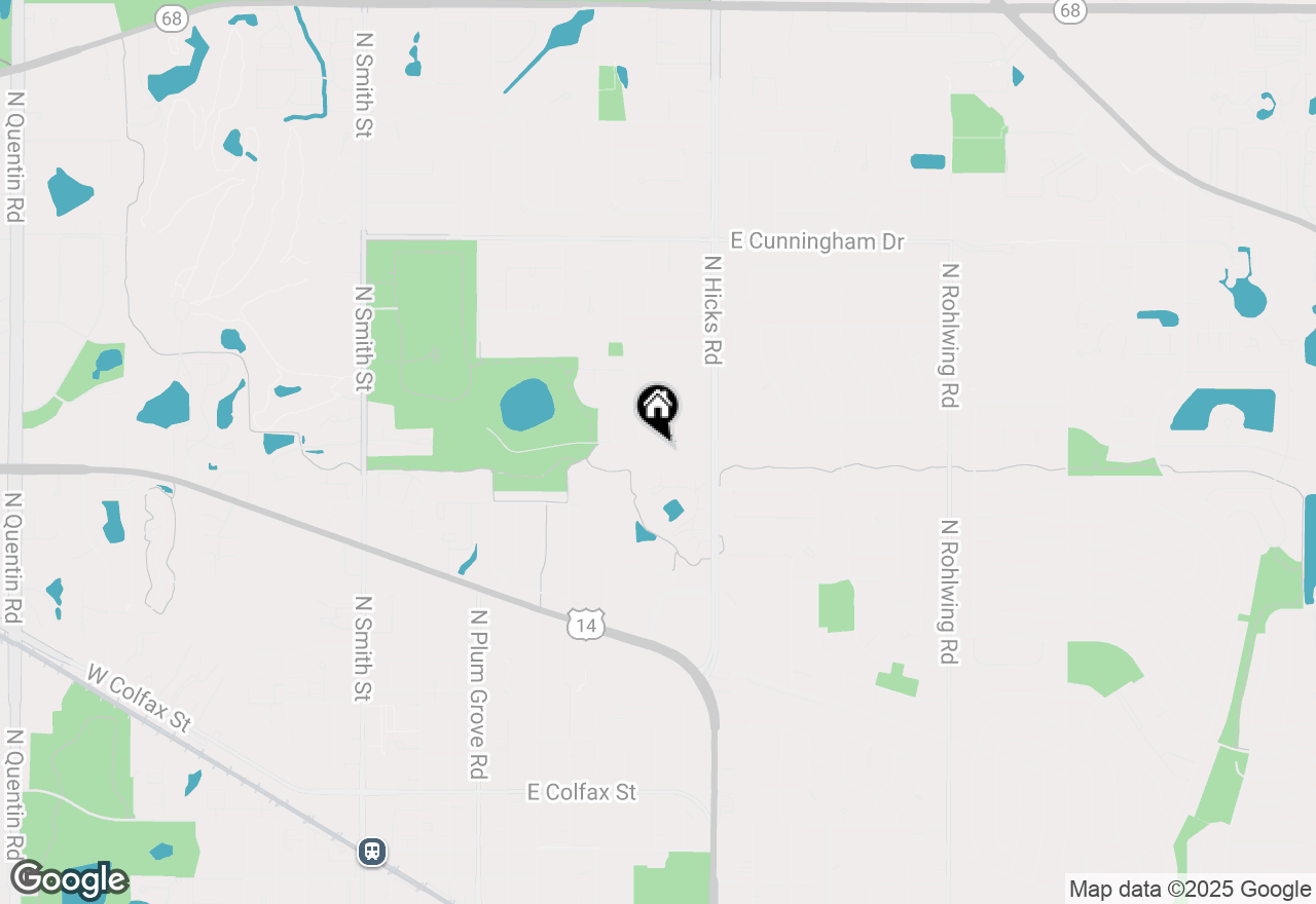 Map of (Address confidential), Palatine, Illinois 60067