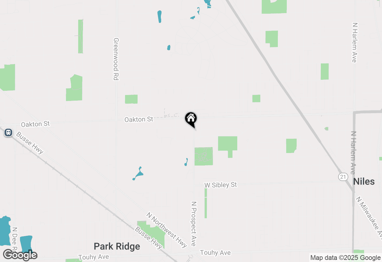 Map of 910 N Prospect Avenue, Park Ridge, IL 60068