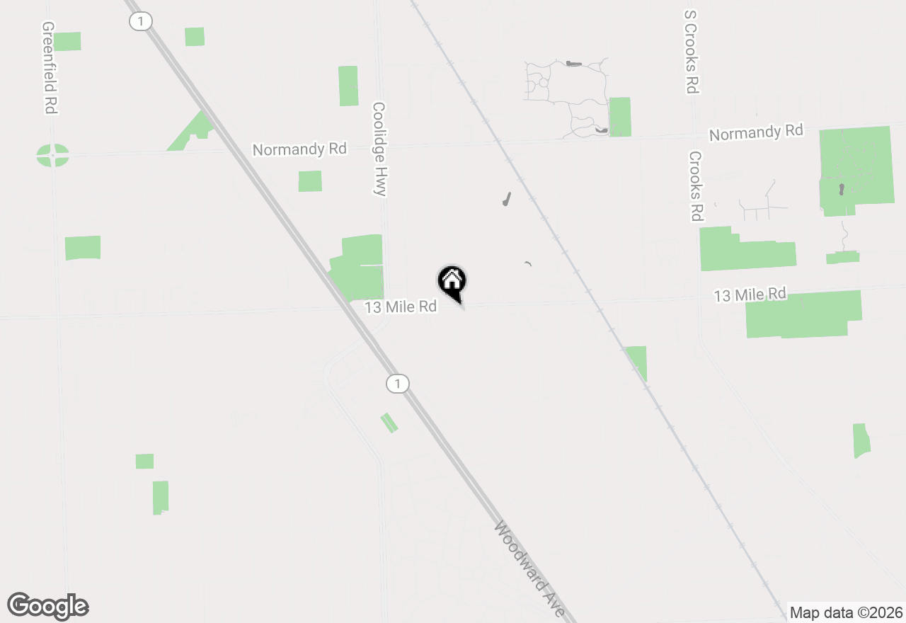 Map of 2820 Woodslee Drive #410, Royal Oak, MI 48073