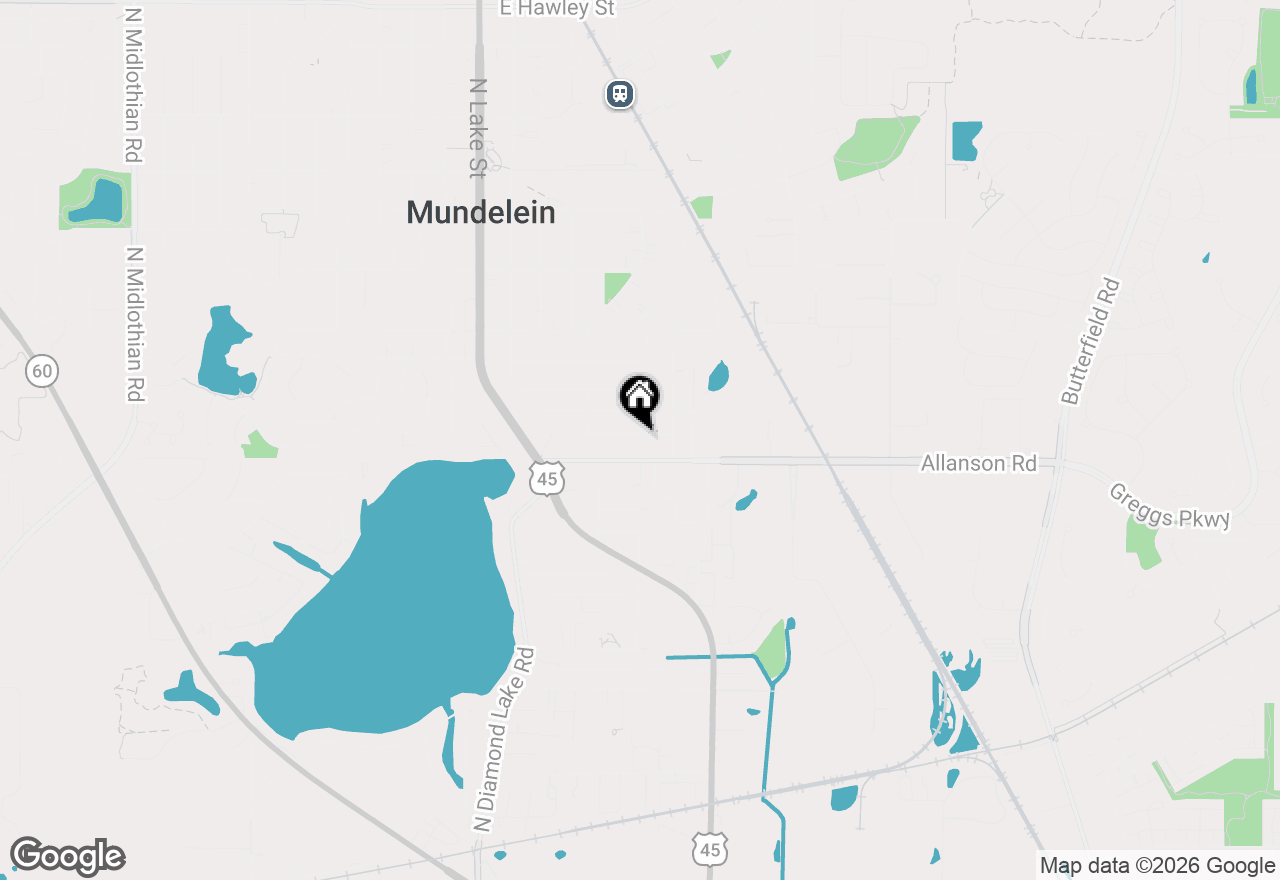 Map of 451 S Lakeshore Drive, Mundelein, IL 60060