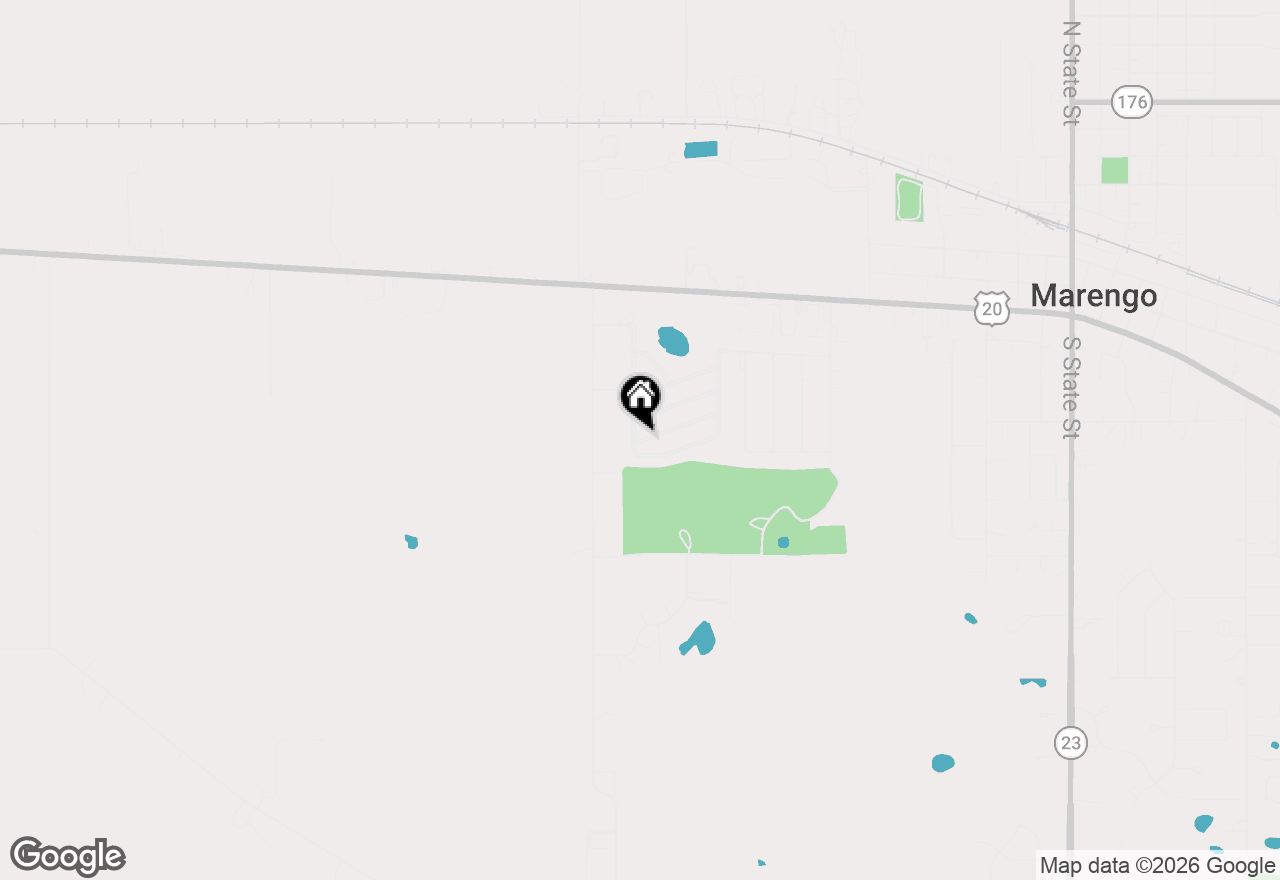 Map of 704 Cherokee Trail, Marengo, IL 60152