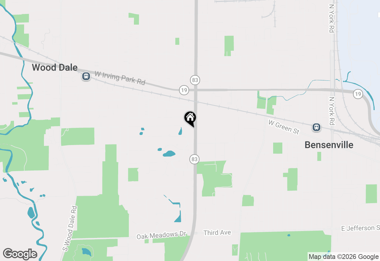 Map of 121 S Spruce Avenue #103, Wood Dale, IL 60191