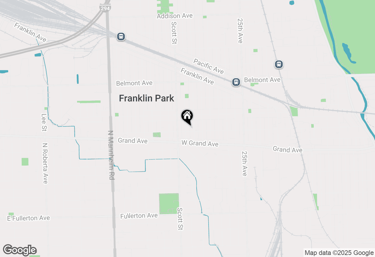 Map of 2911 Hawthorne Street, Franklin Park, IL 60131