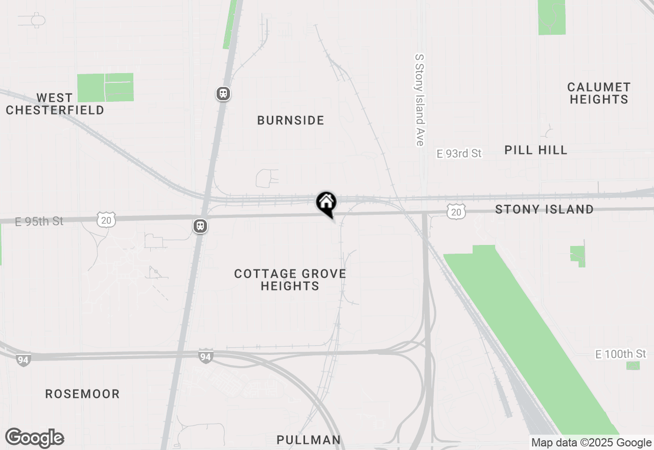 Map of 9519 S Avalon Avenue, Chicago, IL 60628