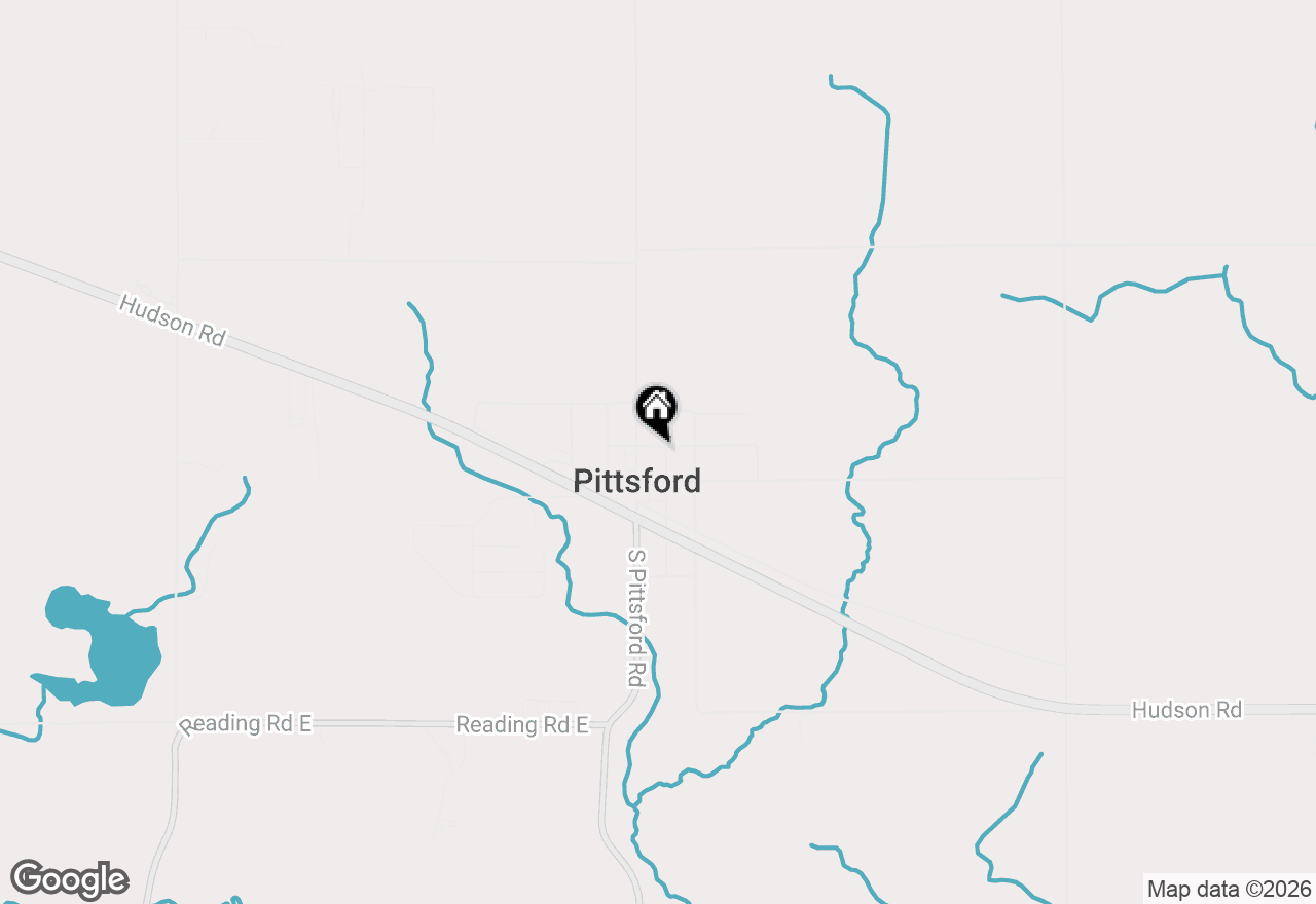 Map of 9049 Hamilton Street, Pittsford, MI 49271