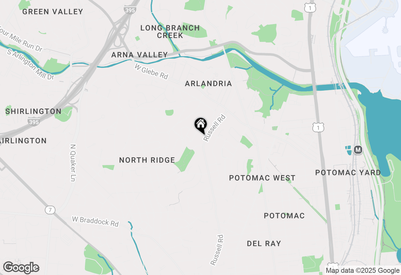 Map of 305 Mount Place, Alexandria, VA 22305