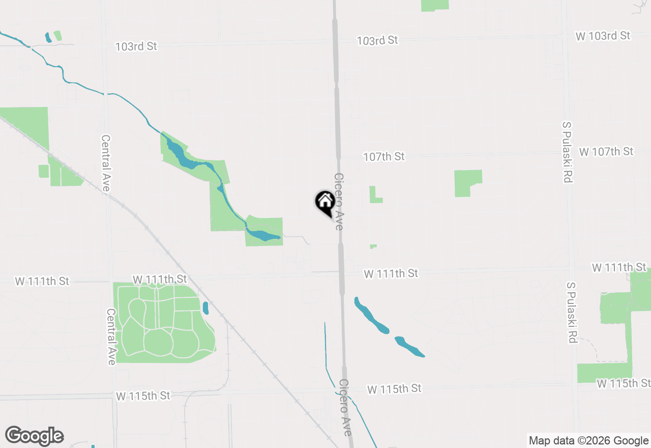 Map of 4819 W 109th Street #3-103, Oak Lawn, IL 60453