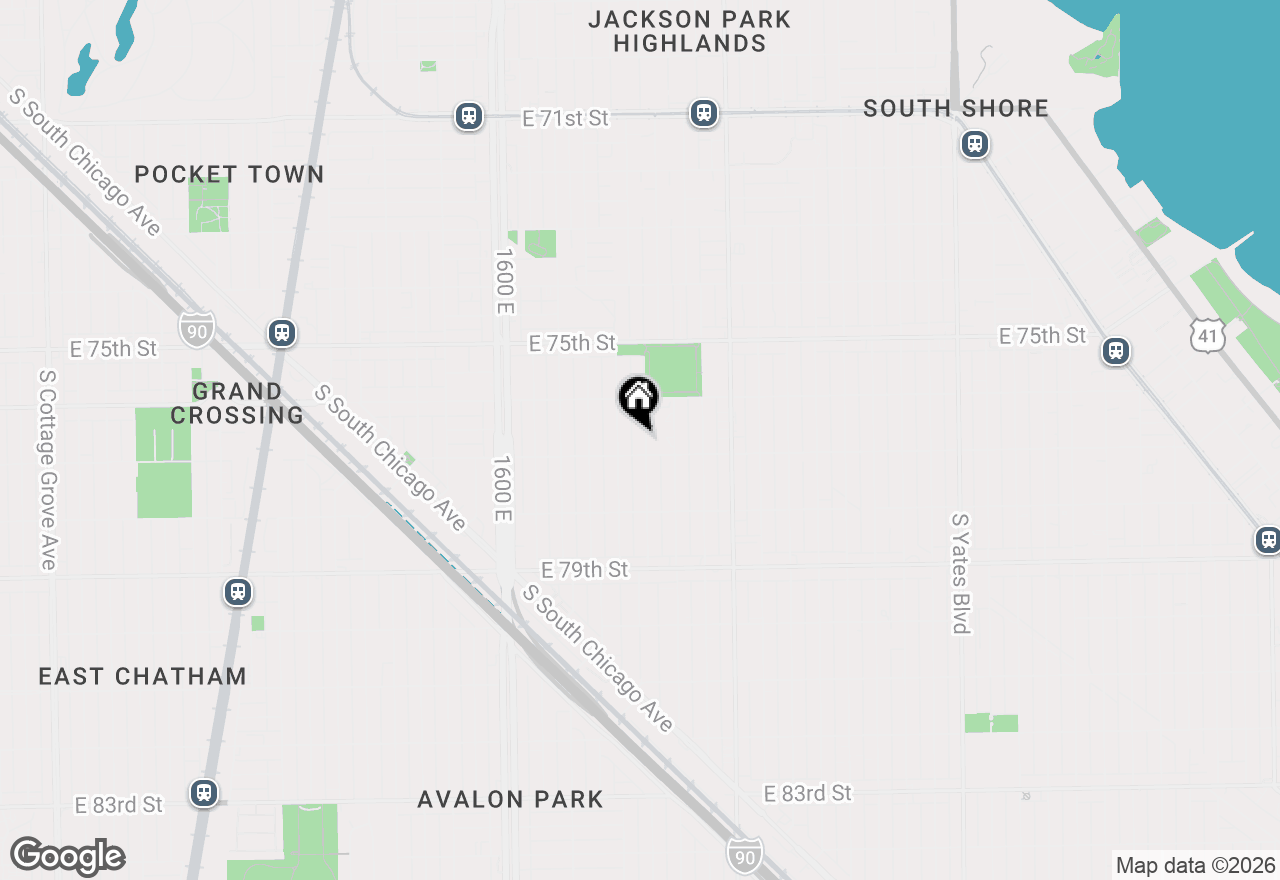 Map of 7644 S Constance Avenue, Chicago, IL 60649