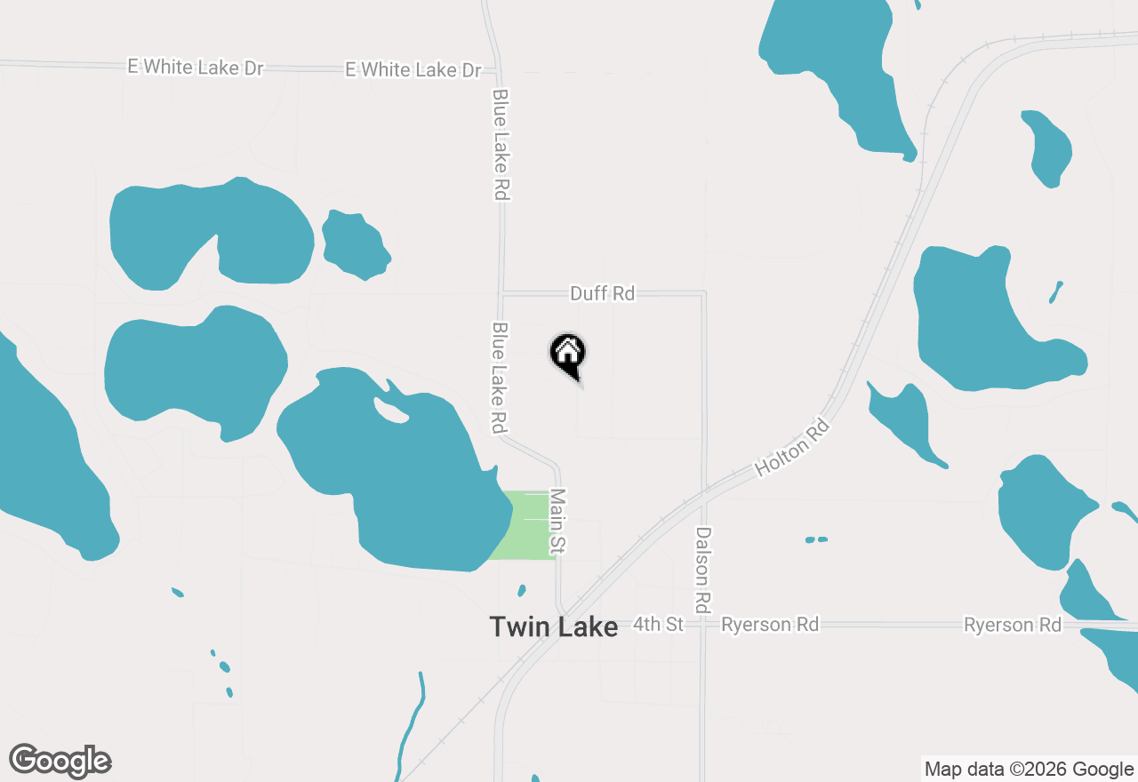 Map of 6405 Scott Street, Twin Lake, MI 49457
