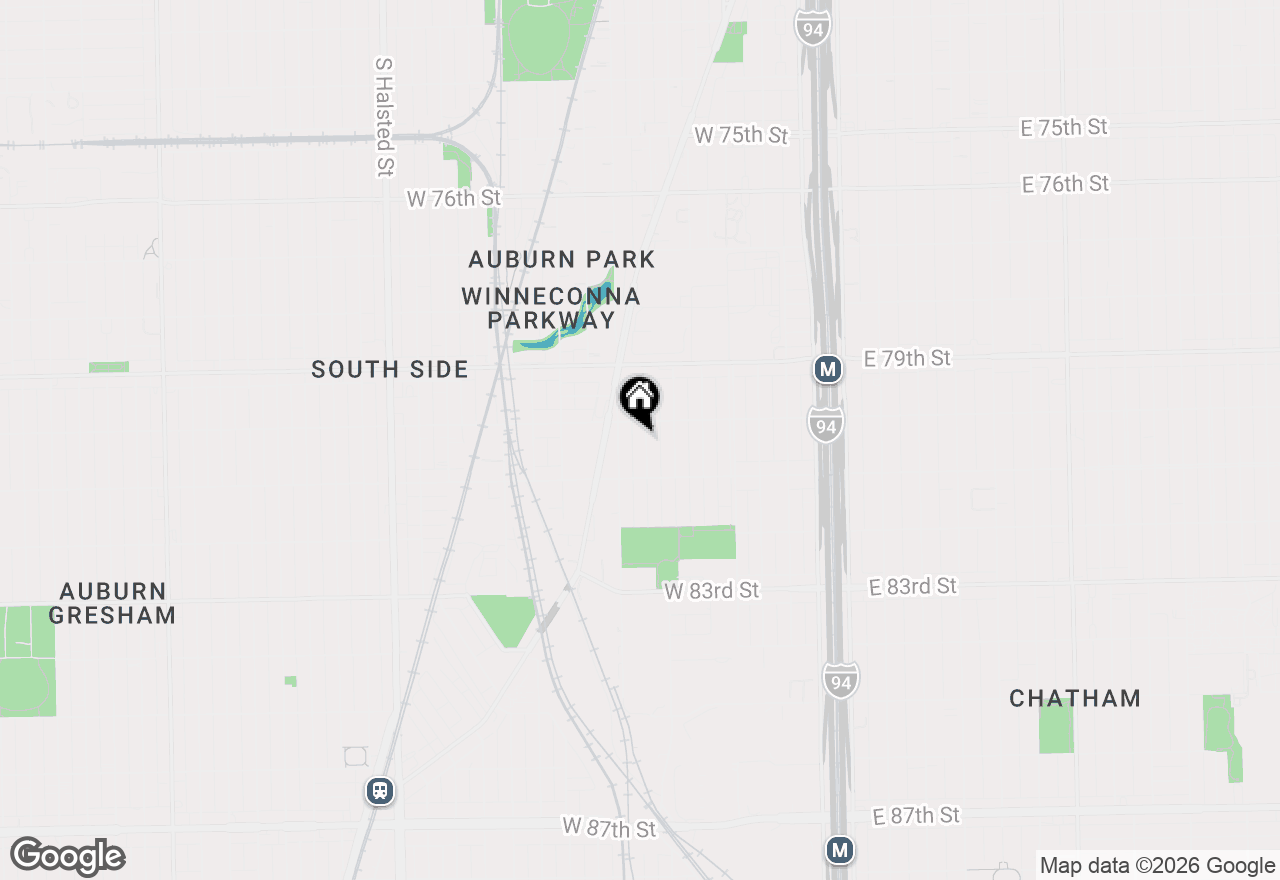 Map of 8018 S Harvard Avenue, Chicago, IL 60620