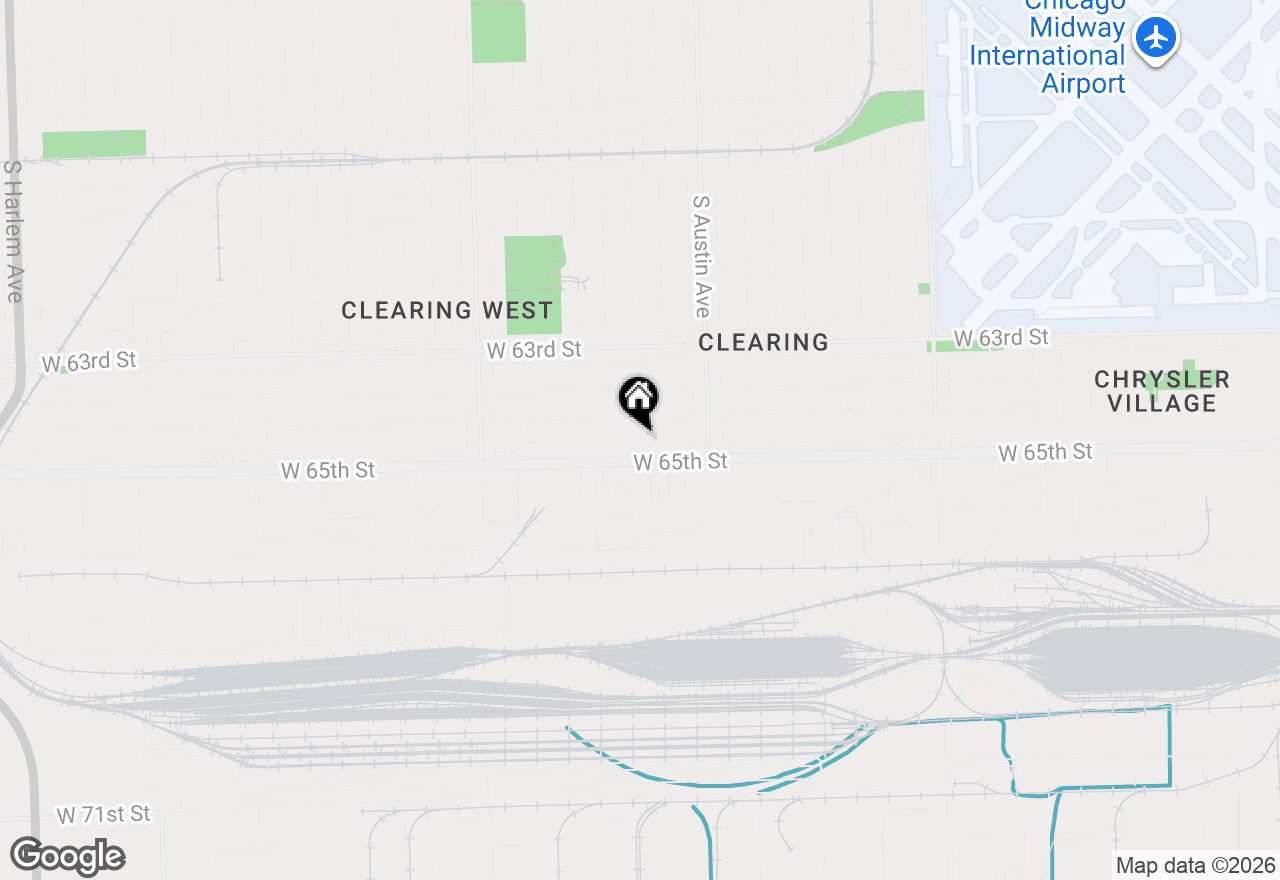 Map of 6111 W 64th Place #2, Chicago, IL 60638