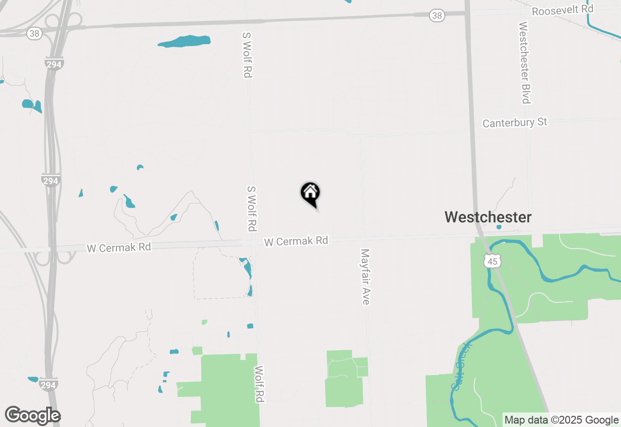 Map of 1948 Boeger Avenue, Westchester, IL 60154