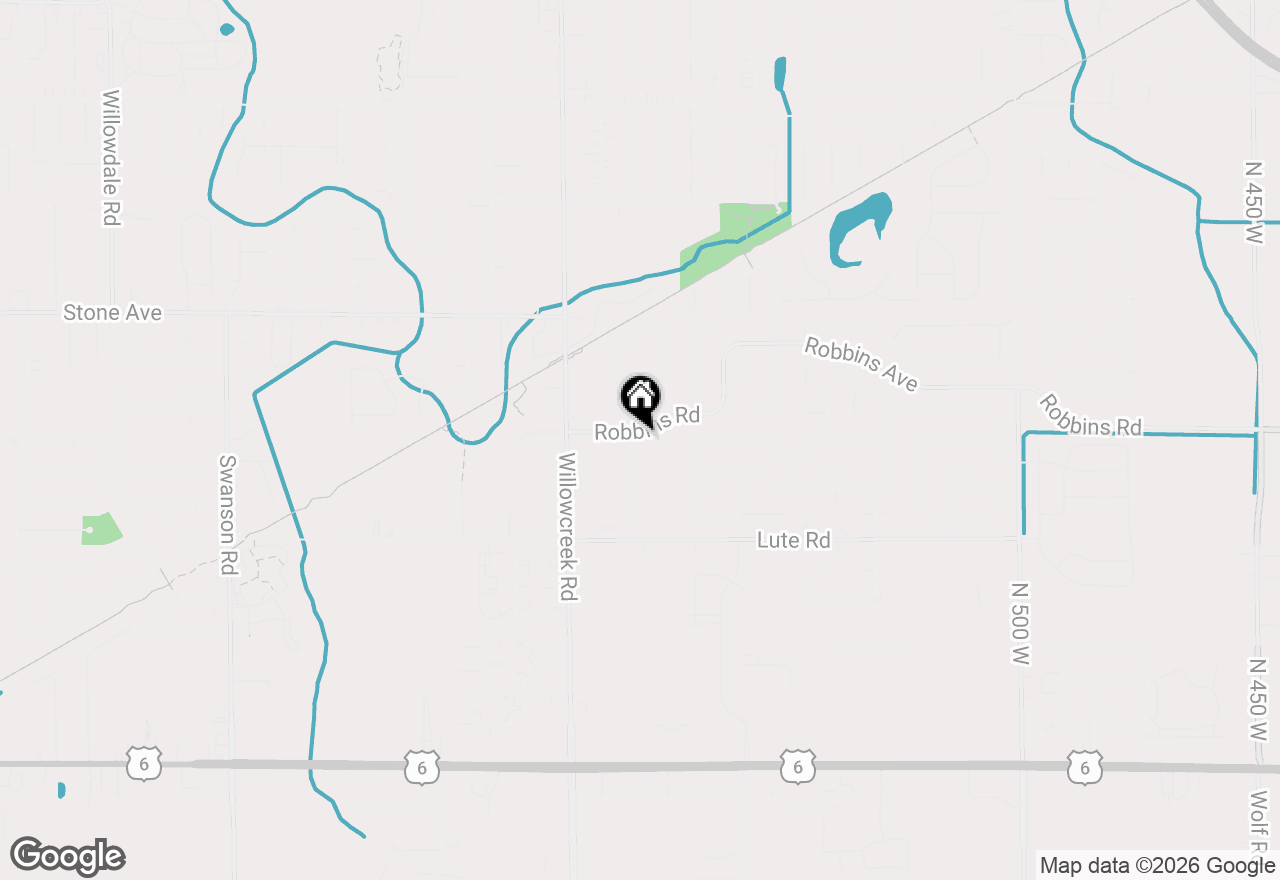 Map of 6065 Robbins Road, Portage, IN 46368