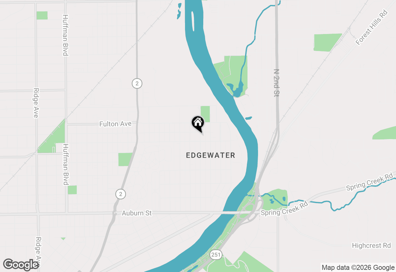 Map of 2216 Cumberland Street, Rockford, IL 61103