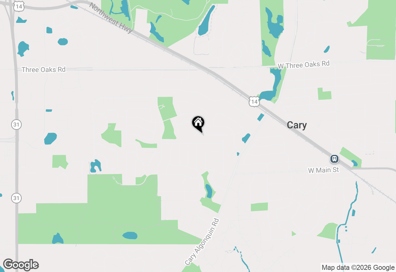 Map of 201 Conestoga Trail, Cary, IL 60013