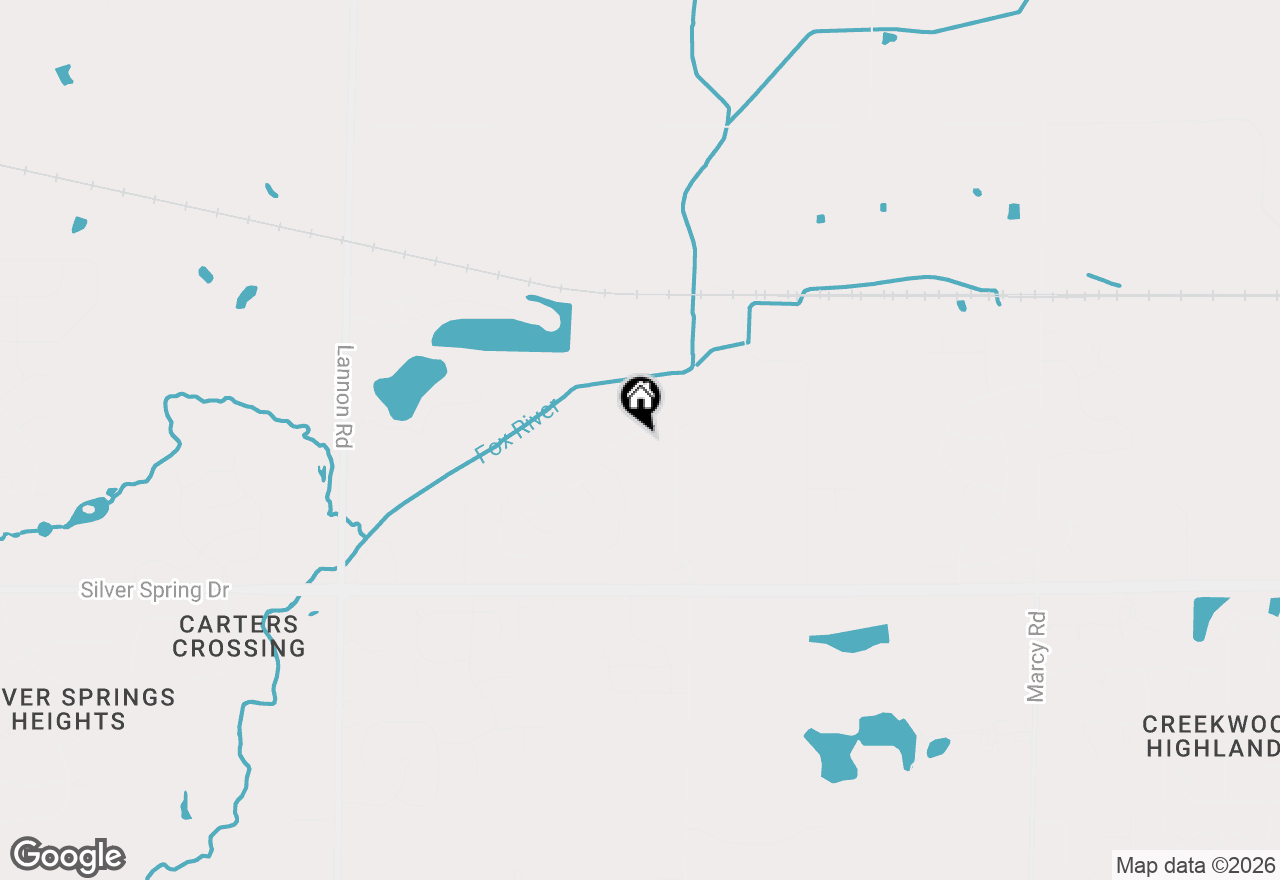 Map of W193N5889 Canary Dr, Menomonee Falls, WI 53051