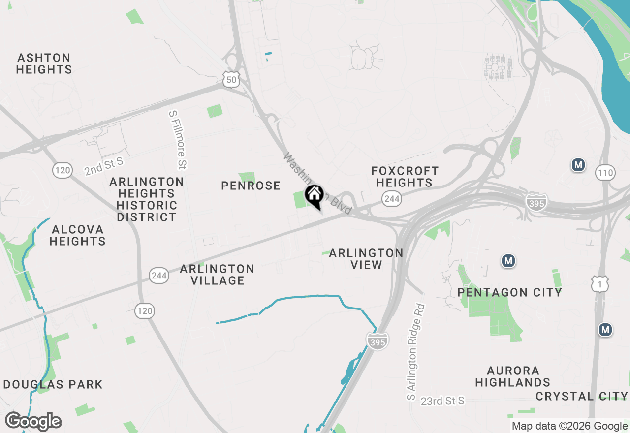 Map of 939 S Scott Street #1, Arlington, VA 22204