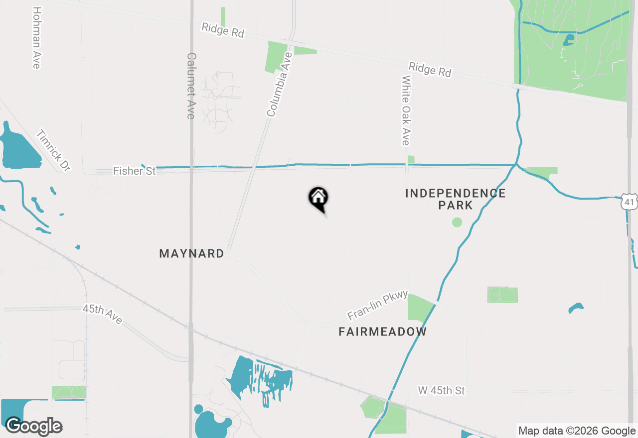 Map of 1242 Melbrook Drive, Munster, IN 46321