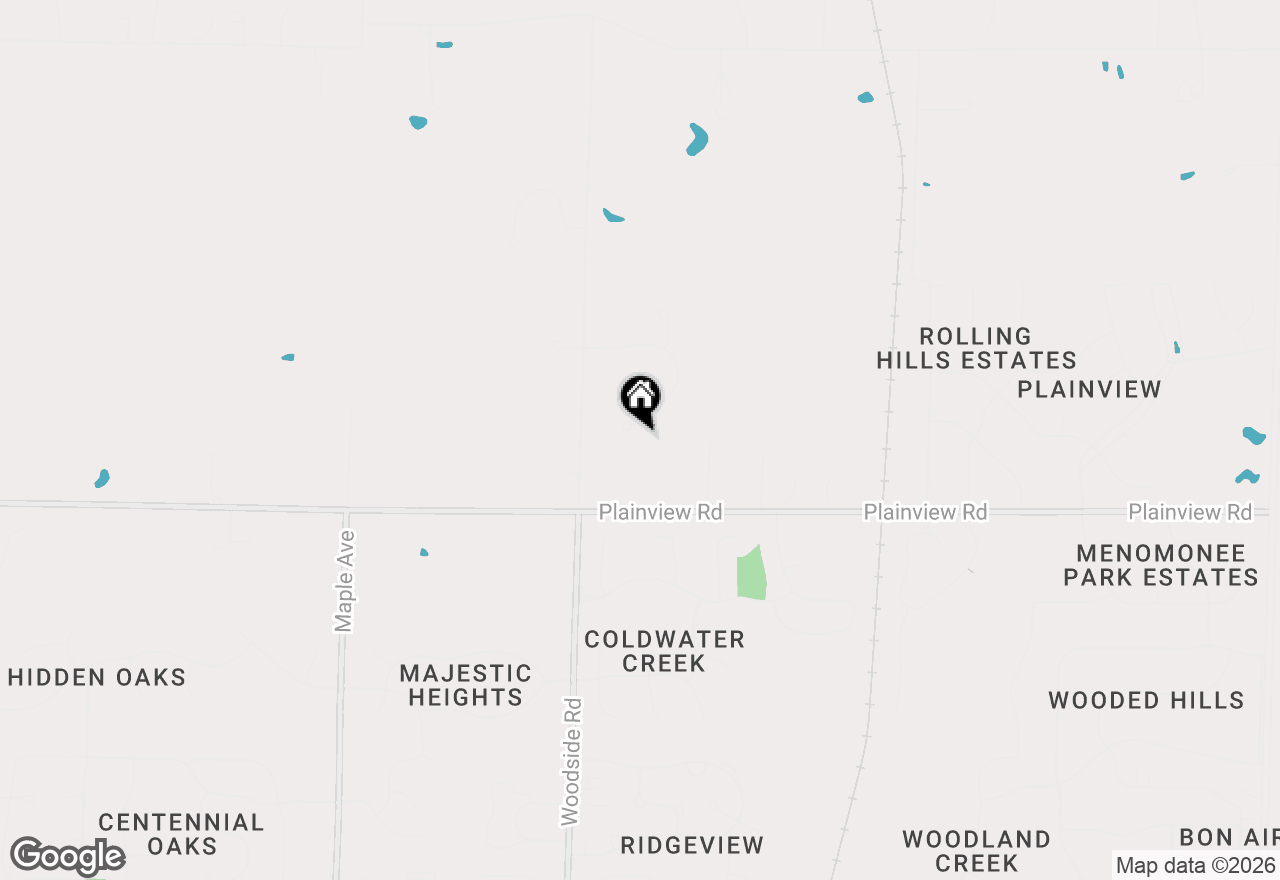 Map of N81W23369 Five Iron Way, Sussex, WI 53089