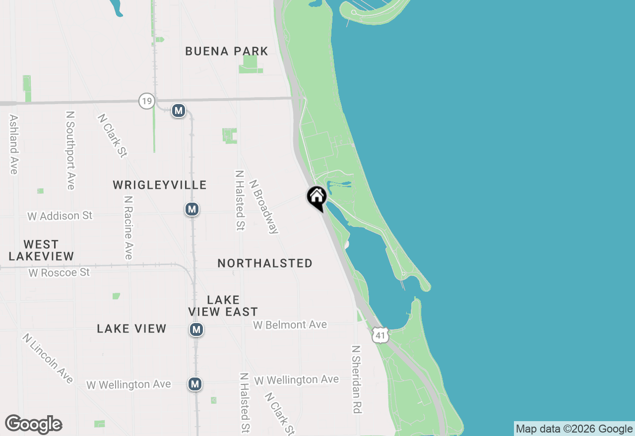 Map of 3500 N Lake Shore Drive #6D, Chicago, IL 60657