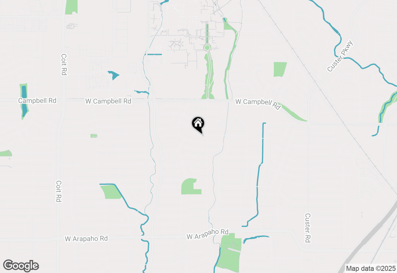 Map of 811 Brentwood Lane, Richardson, TX 75080