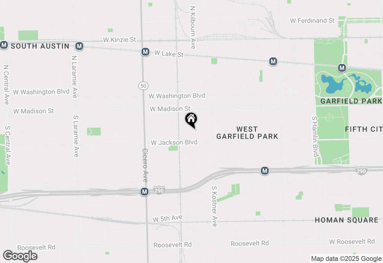 Map of 4512 W Adams Street, Chicago, IL 60624