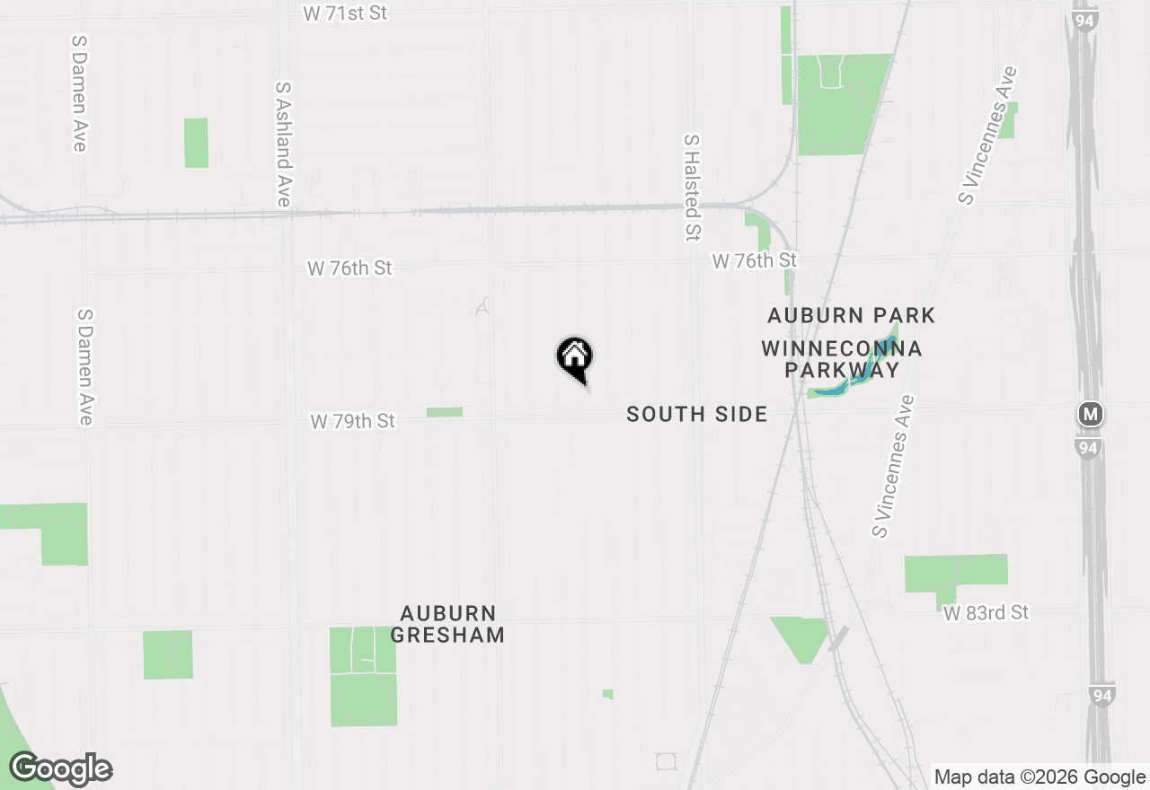 Map of 7835 S Carpenter Street, Chicago, IL 60620