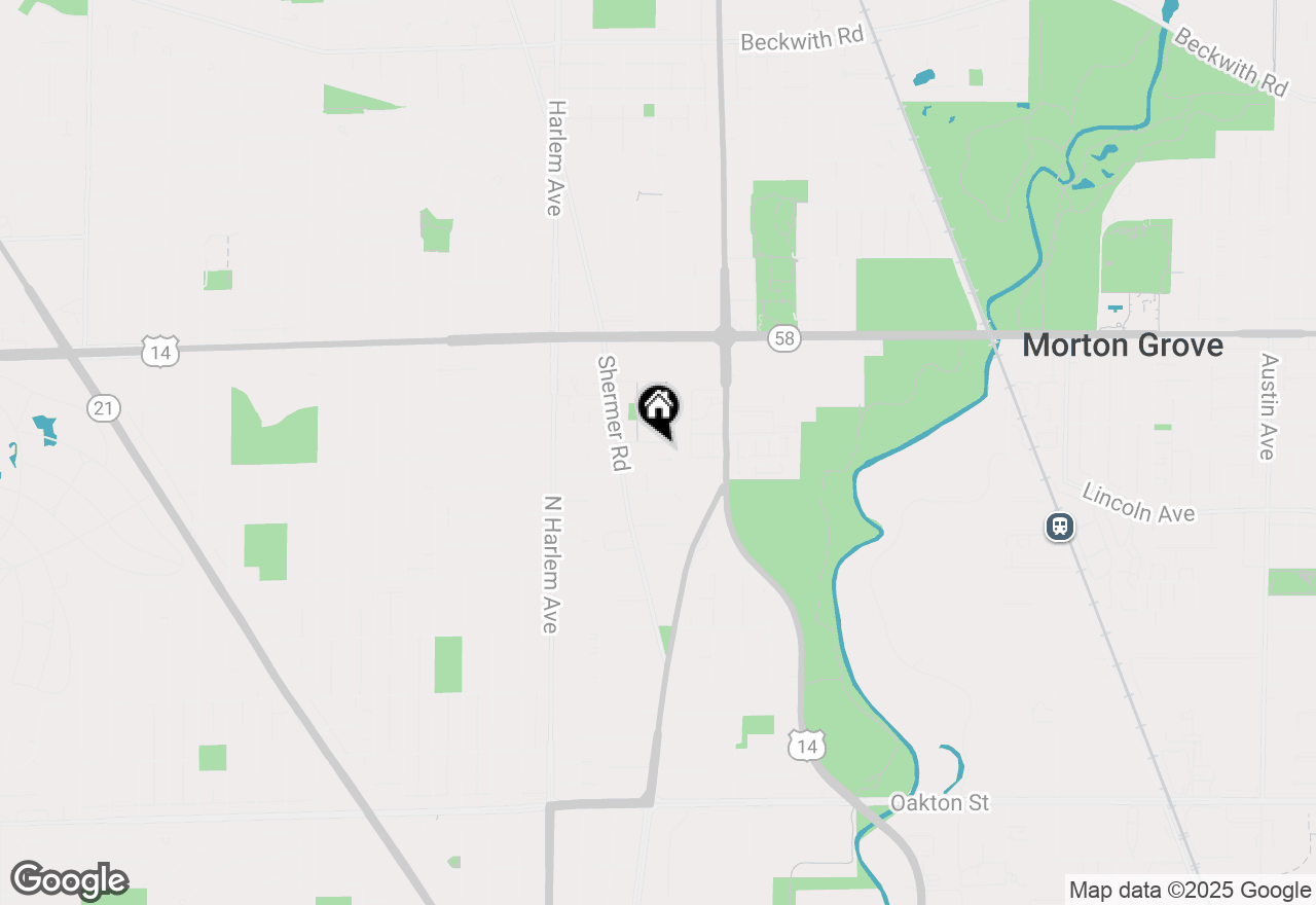 Map of 7013 W Greenleaf Street, Niles, IL 60714