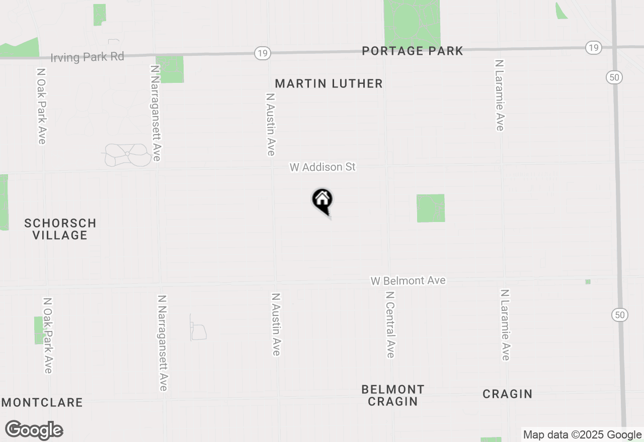 Map of 5814 W Roscoe Street, Chicago, IL 60634