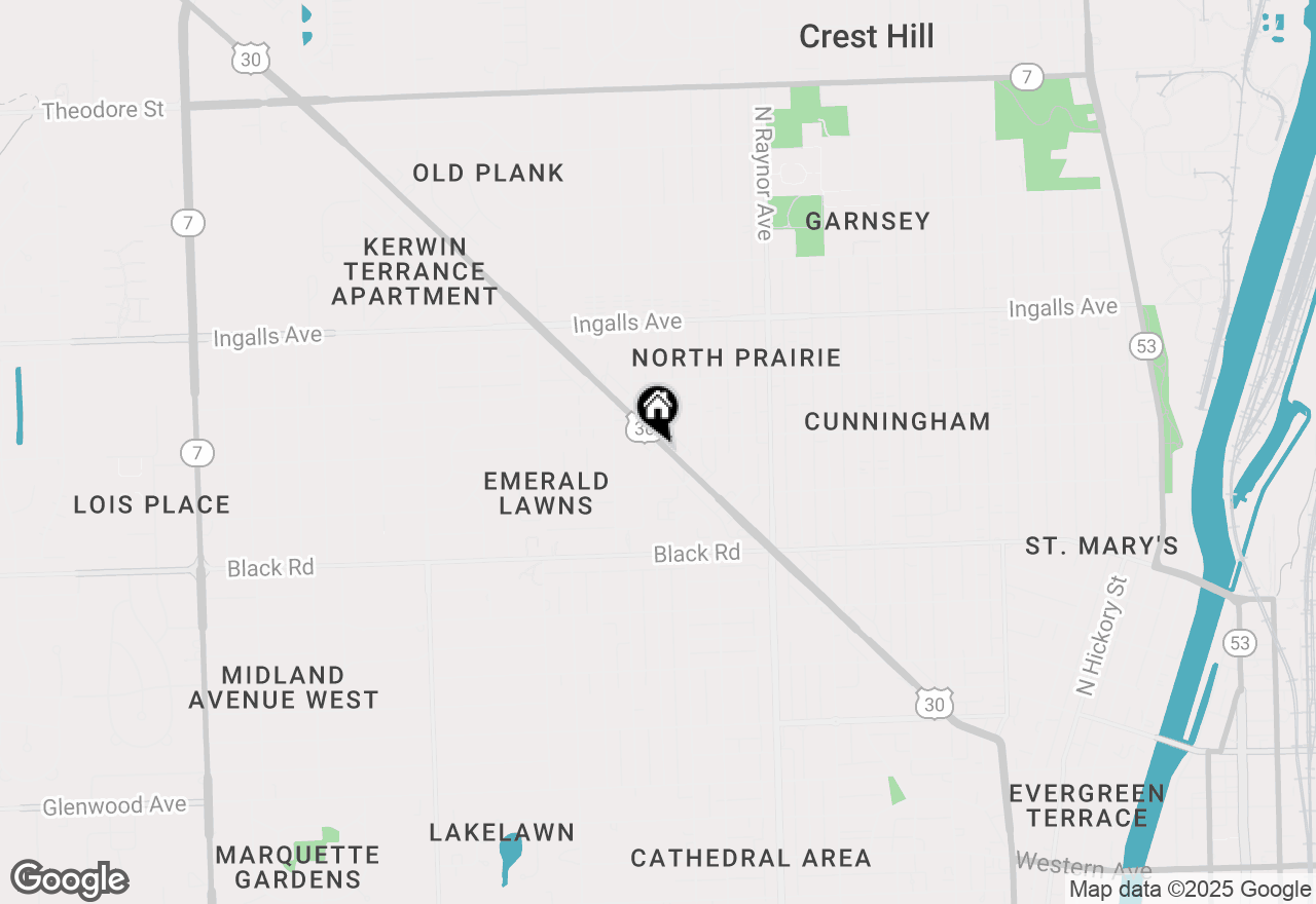 Map of 926 Plainfield Road, Joliet, IL 60435