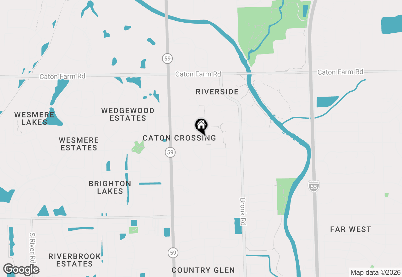 Map of 4606 Carrier Circle, Plainfield, IL 60586