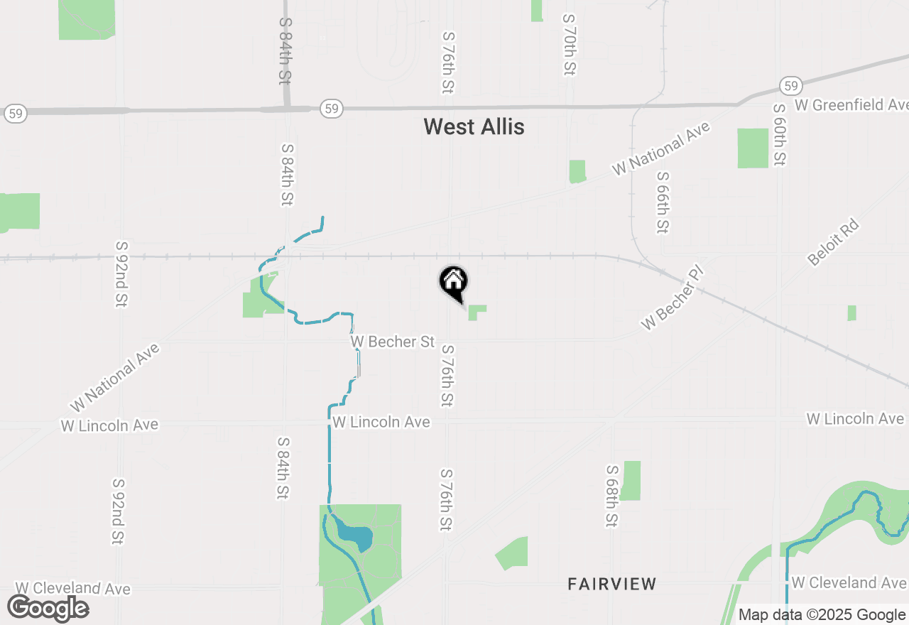 Map of 2020 S 76th St, West Allis, WI 53219