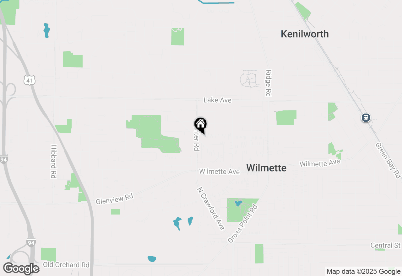 Map of 2239 Washington Avenue, Wilmette, IL 60091