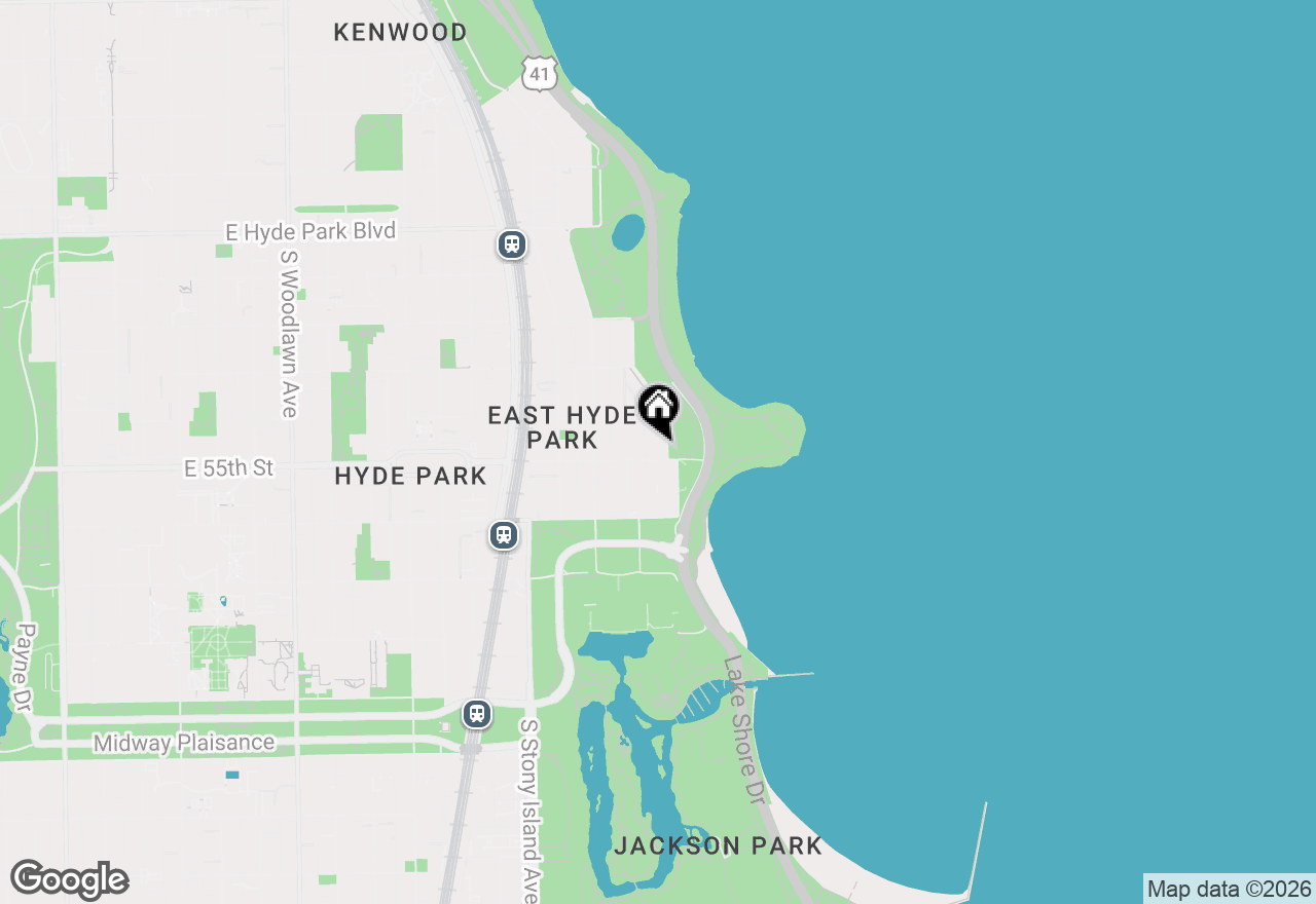 Map of 5490 S South Shore Drive #2N, Chicago, IL 60615